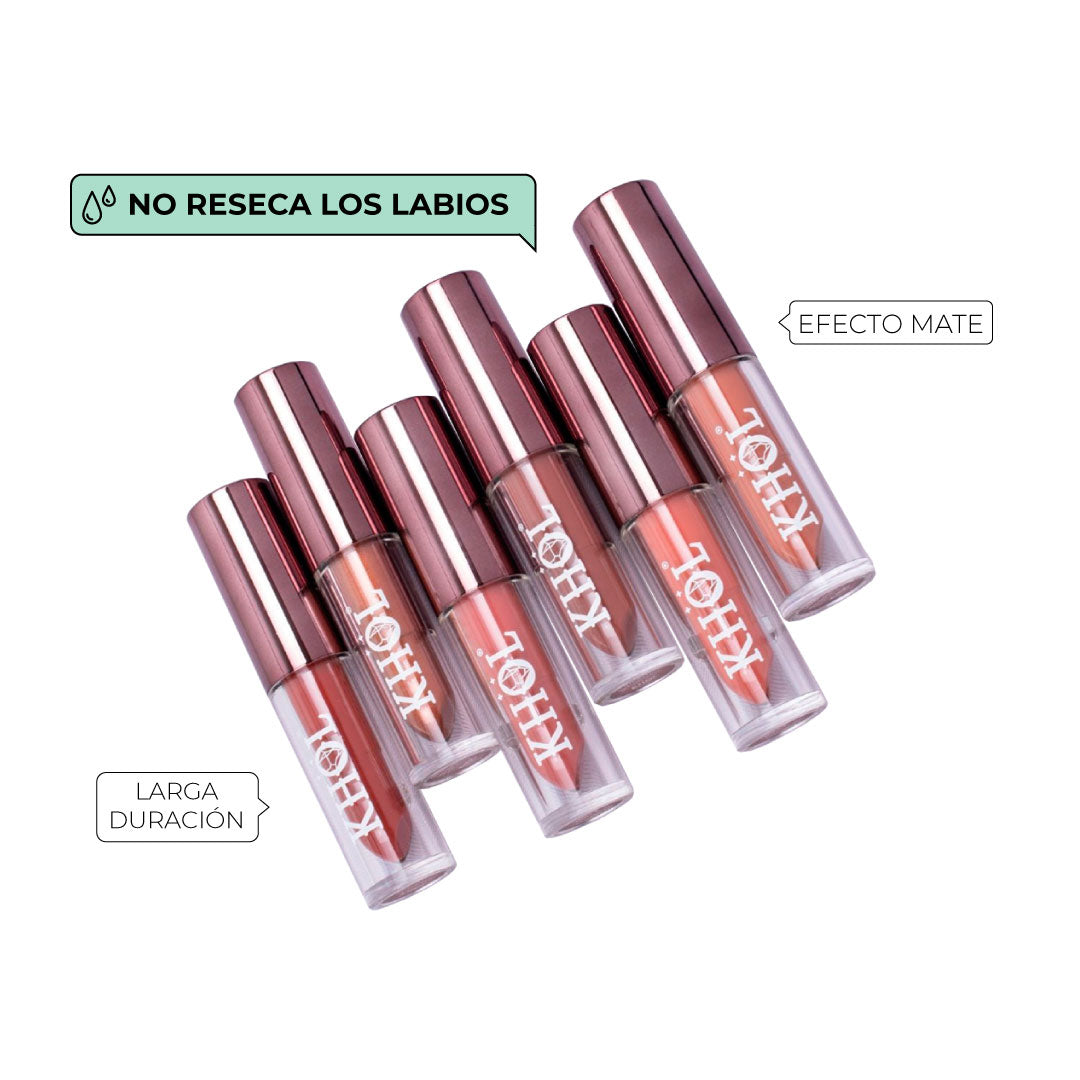 Labial líquido mate