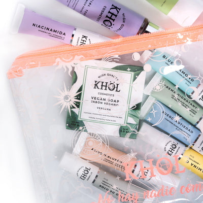 Cosmetiquera transparente