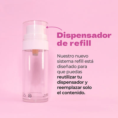 Envase Dispensador Reutilizable skincare